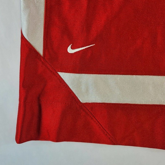 Vintage Nike NBA Los Angeles LA Clippers Basketball Shorts Red Men's Sz large - Picture 2 of 6